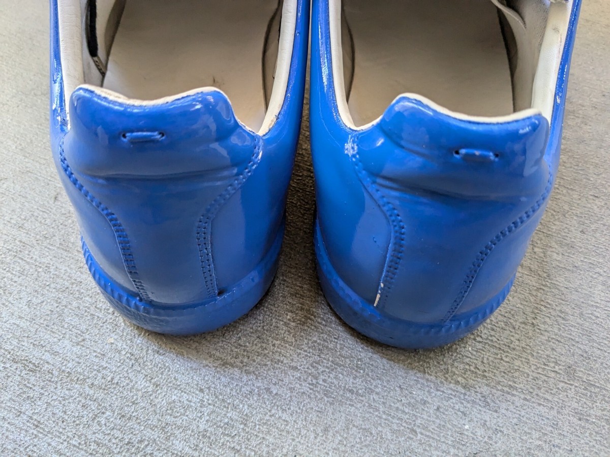 Maison Margiela GAT Sneakers Blue Men 11 44 Leather Rubber