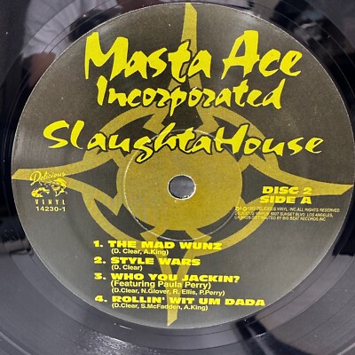 洋楽 Masta Ace SlaughtaHouse 2LP Great Condition] Masta Ace Incorporated / Slaughter House 1993 US