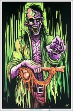 Zombie Stalker Black Light Poster - 23" X 35"
