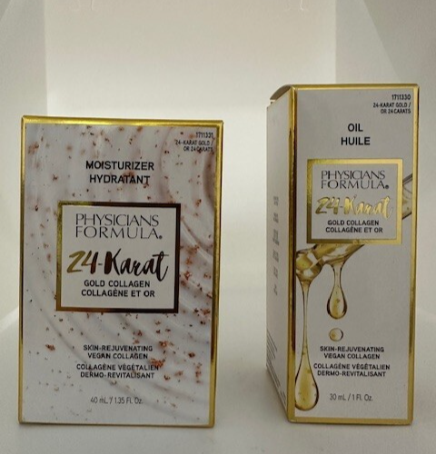 Physicians Formula 24K Gold Oil Moisturizer Hydrating Huile 2 Pack New