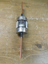 Bussmann Fusetron FRS-R-225 Time delay 225 amp fuses Lot of 3 used CSQ