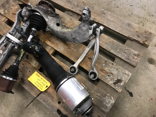 06-12 Bentley Continental Flying Spur LEFT FRONT SUSPENSION KNUCKLE CONTROL ARMS