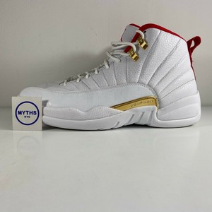 Air Jordan 12 Retro 'FIBA' 2019 White Red Gold - Size 11.5 - 130690 107 | eBay