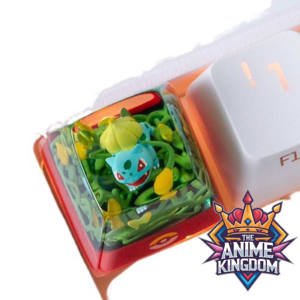 Handmade Bulbasaur Mechanical Keycap Artisan Resin S-Craft CherryMX Gift