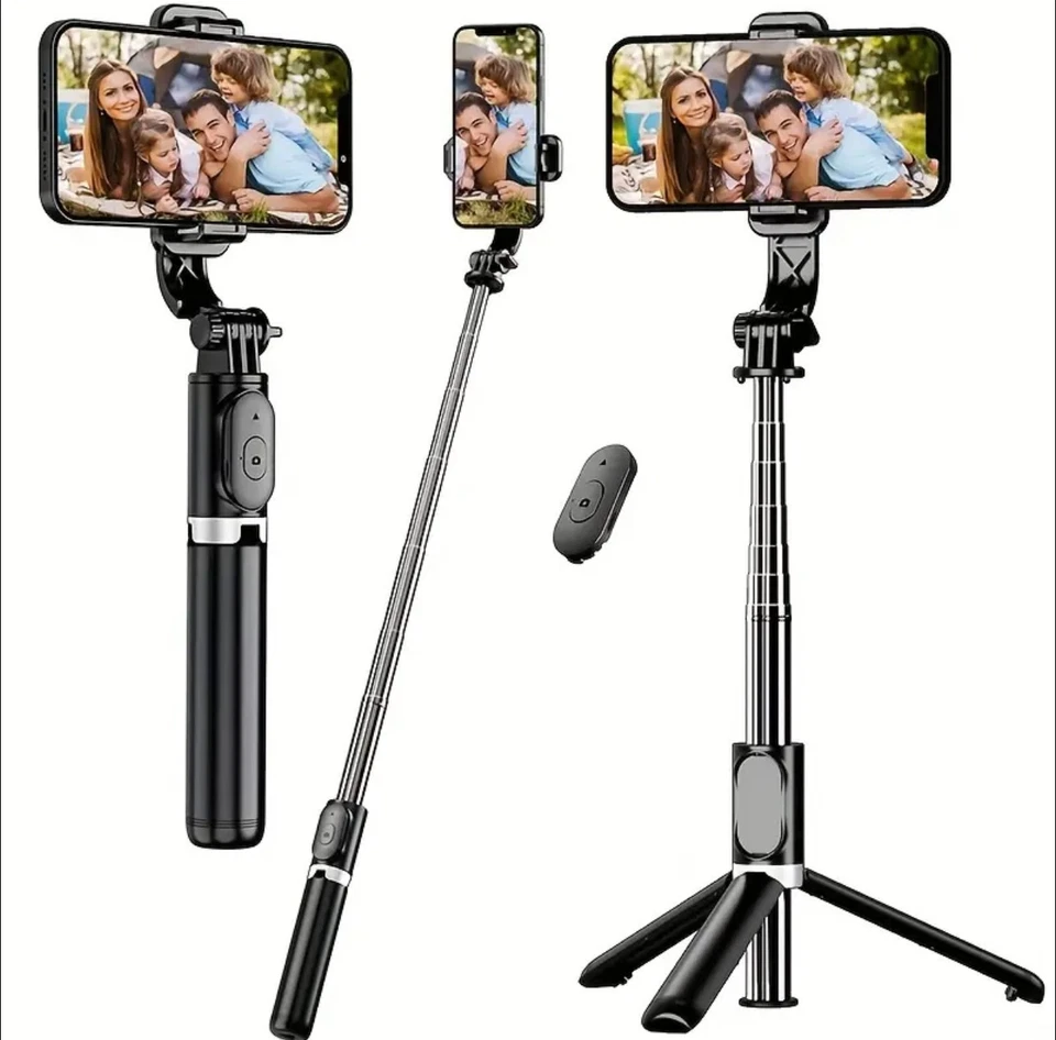 40 Inch Extendable Phone Selfie Stick & 360 Tripod Designed For Vlogging - Image 3 of 4