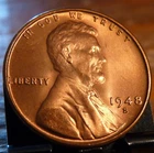 1948 S LINCOLN WHEAT PENNY UNC ?