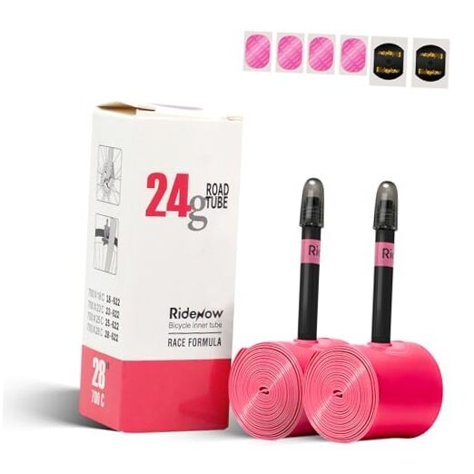 Ridenow 2-Pack Bike Inner Tube for 700/18C-28C, 700/18C-28C 24g-2Pack 45mm Ridenow 2-Pack Bike Inner Tube for 700/18C-28C, 700/18C-28C 24g-2Pack 45mm