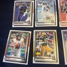 NFL Donruss Optic Football Lot –13 Cards – Rated Rookies, Bo Nix & Derrick Henry