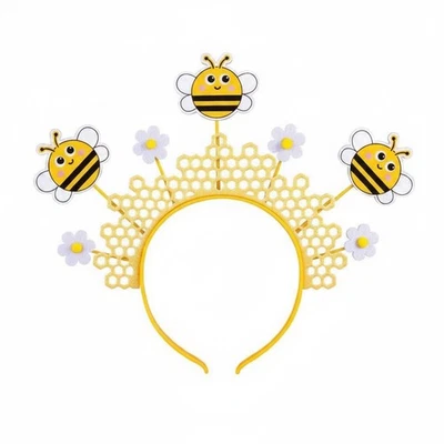 Serre-Tête Abeille avec Festif Serre-Tête Ruche Cosplay pour Carnaval - Photo 1/4