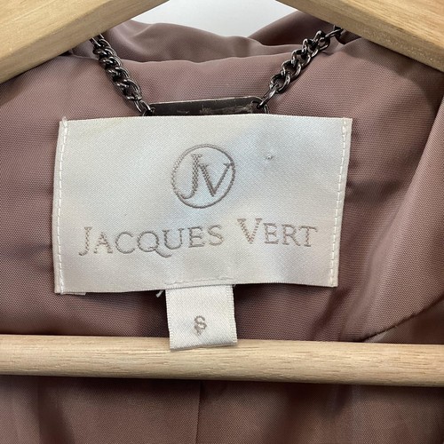 Jacques Vert Muted Pink Hooded Puffer Coat S - Picture 3 of 4