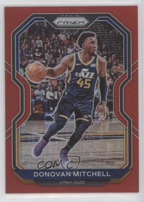 2020-21 Panini Prizm Red Prizm 11/299 Donovan Mitchell #67 11s9