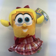 VeggieTales Laura Carrot 7 Plush Doll NWT