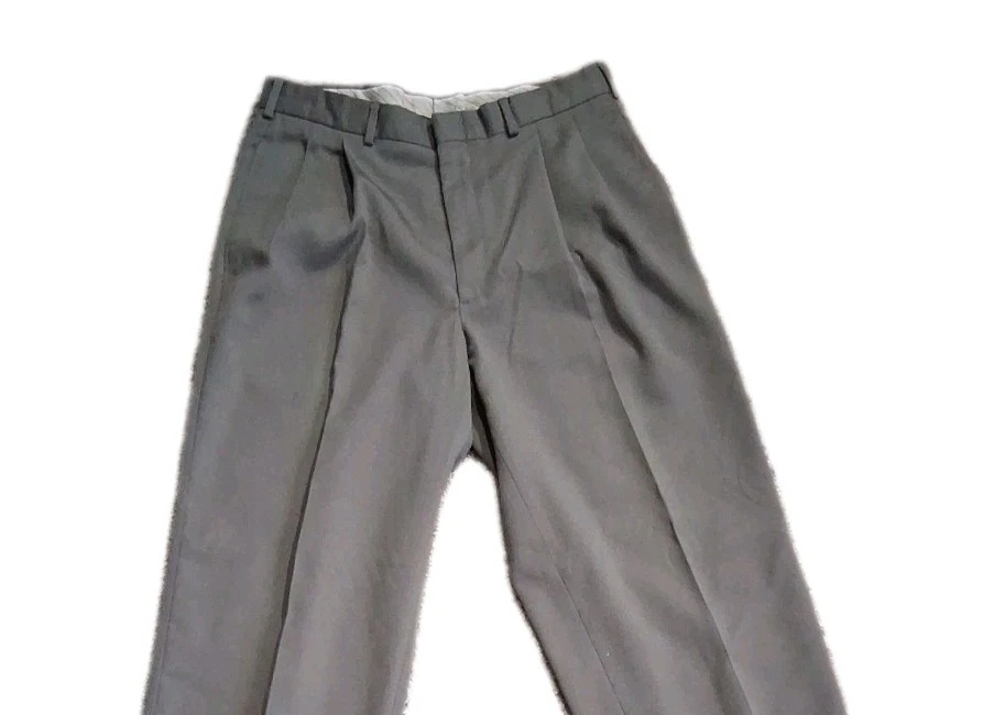 Pantalones de vestir JOHN HENRY para hombre talla 32 X 32 verde con puños delanteros ligeros para adultos  Foto 2 de 4