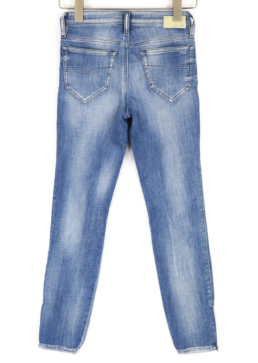 DIESEL Skinzee-Zip 0681E Women Jeans W24/L30 Super Slim DIESEL Skinzee-Zip 0681E Women Jeans W24/L30 Super Slim