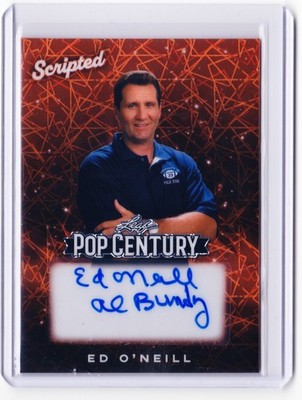 Ed O'Neill 2026 Leaf Metal Pop Century Auto Card # 1/1 !! ''Al Bundy'' Inscription
