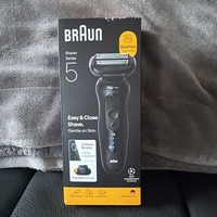 Braun Series 5 52-N1200S Electric Shaver, Up to 50 min, +1 Attachment - Black