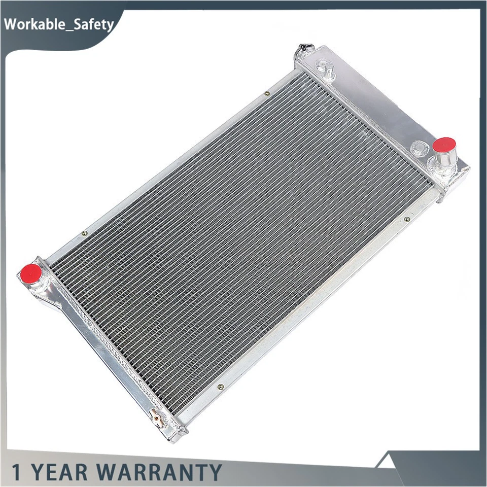 Radiador de aluminio de 3 filas 67-72 para camioneta Chevy/GMC C10/C20/C30 C1500/C2500 Foto 3 de 4