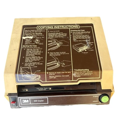 Vintage 3M Copier / Transparency Maker 3M Tattoo Stencil Model #329 - product listing photo