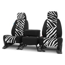 Coverking Csc2pd16hd9983 Neosupreme 2nd Row Black Zebra Custom Seat Covers