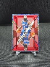 2023-24 Donruss Elite Deck #14 James Harden International Red Sparkle SP