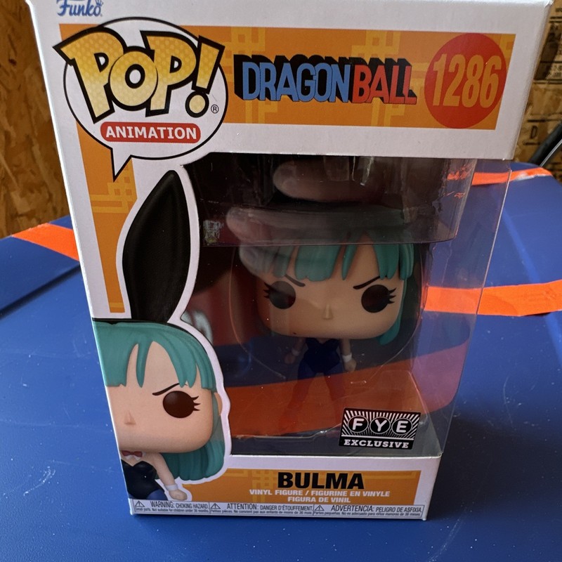 Funko Pop! Animation Dragon Ball Bulma #1286 FYE Exclusive Vinyl Figure