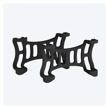 Tractive Rubber Clip Mount x2 for Tractive Dog 6 GPS Tracker Black Black