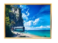 Limited edition exclusive hanging painting, relief home decoration painting