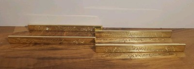 Scrabble Collector's Edition Crossword Game Replacement Metal Racks Set Of 4