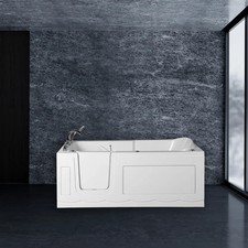 Seniorenbadewanne Firenze I 170x75cm Badewanne Sitzbadewanne und Whirlpool
