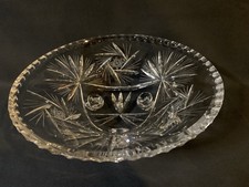 Cut Crystal Star Burst Candy Fruit Bowl 10