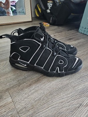 Vintage 1996 Nike Air Much Uptempo OG Black White 130266-011 Men's Size 15 