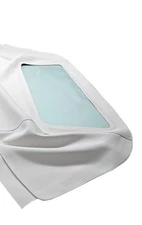 Fits: Lancia Zagato 1979-1982 Plastic Window Section only Haartz OYSTER CANVAS