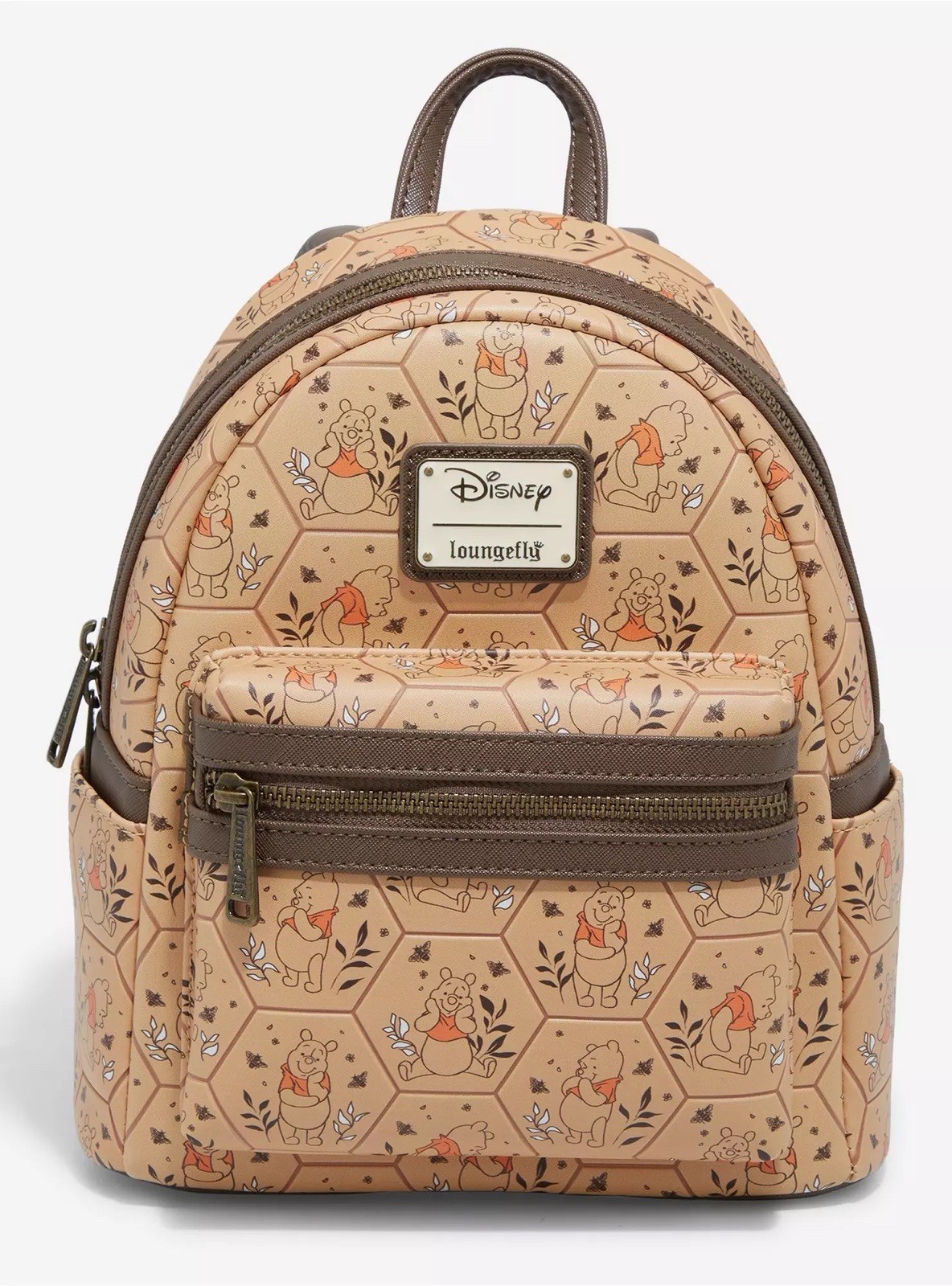 Loungefly Disney Winnie the Pooh Honeycomb Portraits Mini Backpack