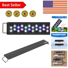 Full Spectrum 12-Inch LED Aquarium Light - Energy Efficient for Freshwater Tanks