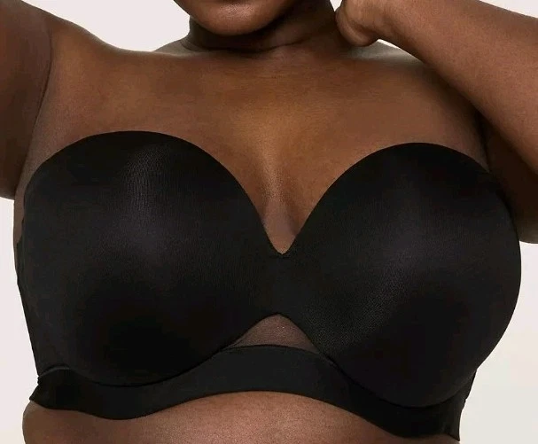 40DDD Multi Way & Strapless Lane Bryant Cacique Comfort Bliss 黑色文胸聚拢 — 第 4/4 张图片