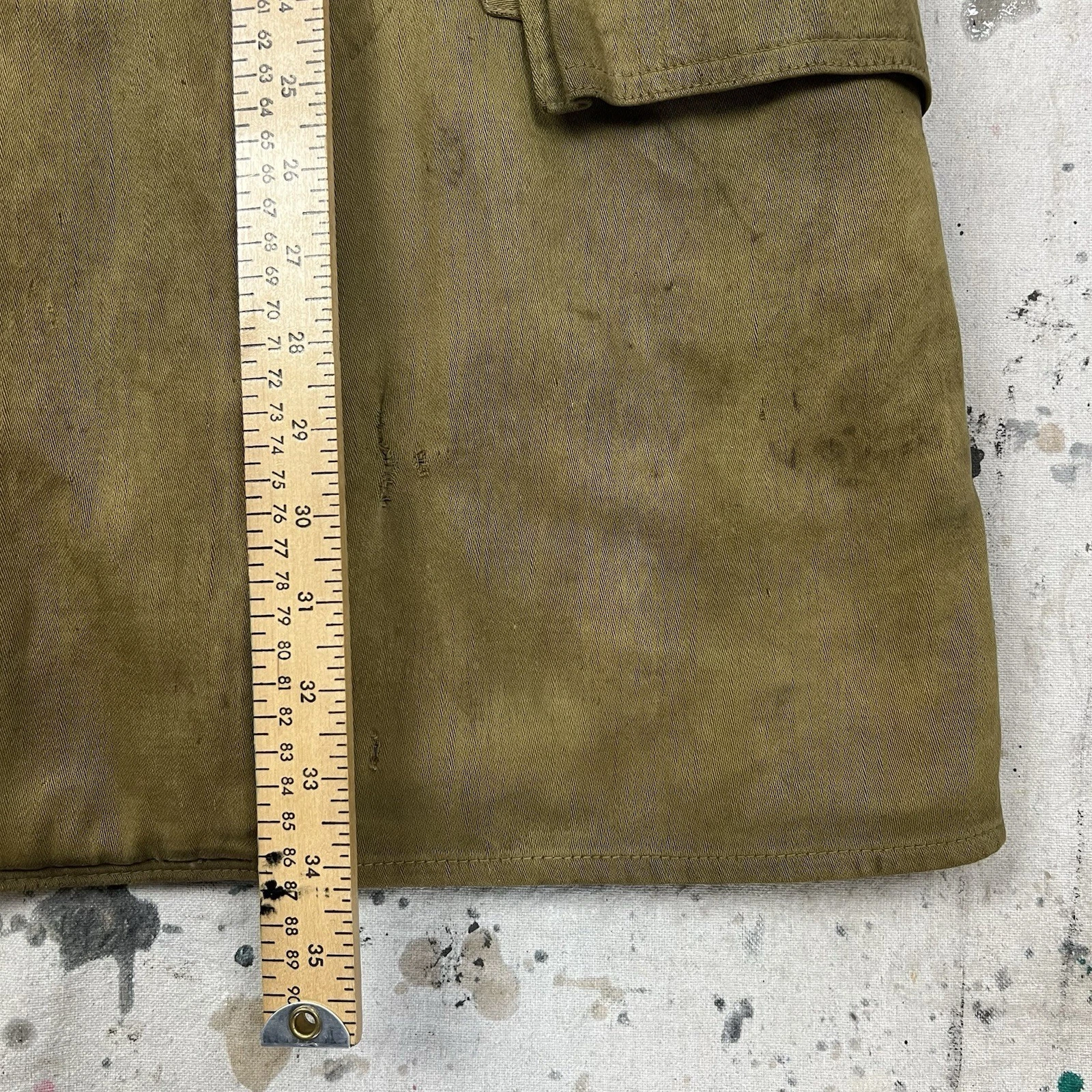 Vintage 30s 40s Shanhouse Make Barnstormer Jacket Coat Sherpa Lined Mens Small - product detail image 8