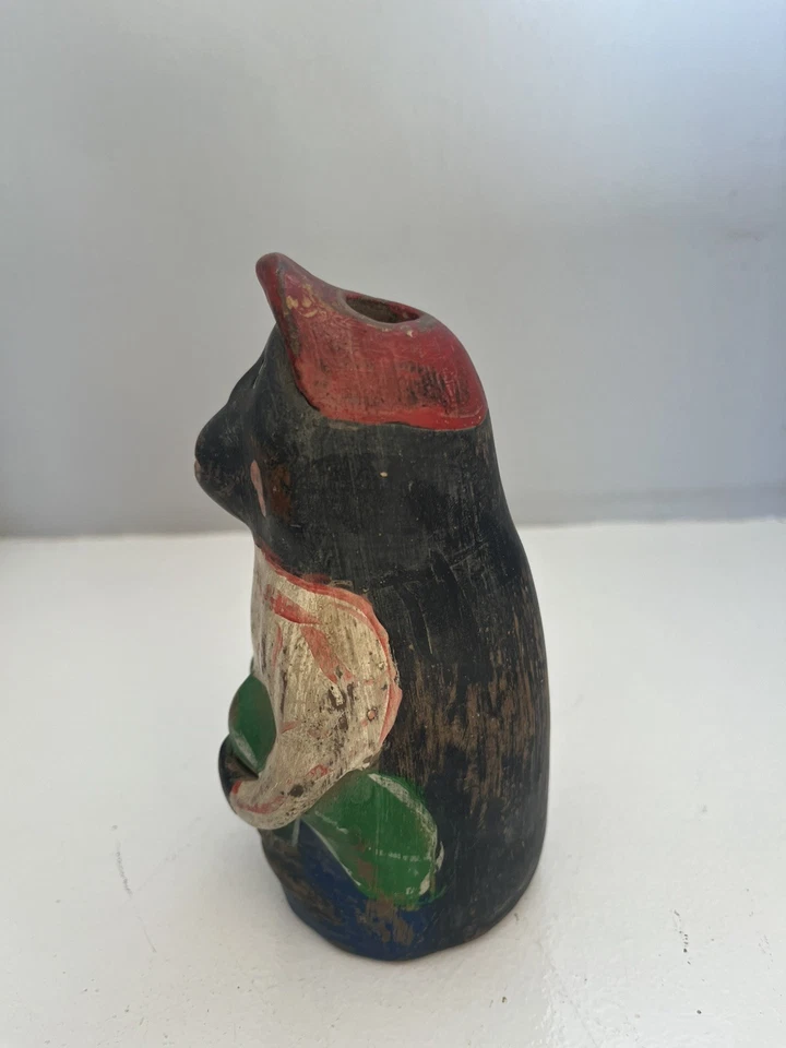 Arte popular mexicano vintage Chango Mescalero mezcal cerámica mono Foto 3 de 3
