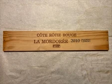 1 Rare Wine Wood Panel La Mordorée Côte Rôtie Vintage CRATE BOX SIDE 6/25 633d