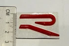 R Badge Emblem Rear Boot Red Metal Self Adhesive.