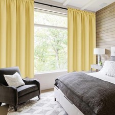 Blackout Curtains for Bedroom Rod Pocket 42 x 63 Each