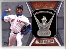 2013 Topps #CY-PM2 Pedro Martinez Cy Young Award Winners Trophy