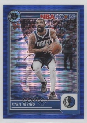 2023-24 Panini NBA Hoops Premium Stock Blue Pulsar Prizm 30/75 Kyrie Irving 8d2