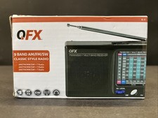 QFX 9 Band Radio FM/MW/SW1-7 New Open Box