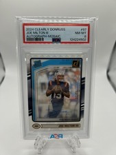 Joe Milton lll Donruss Clearly Mosaic Auto /20 PSA 8 Dallas Cowboys