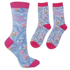 Womens Parent Novelty Socks by Miss Sparrow Gift Socks Size 5 6 7 8