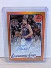 New Listing2025-26 Topps Domantas Sabonis 1980-81 On Card Auto Orange #20/25 Kings