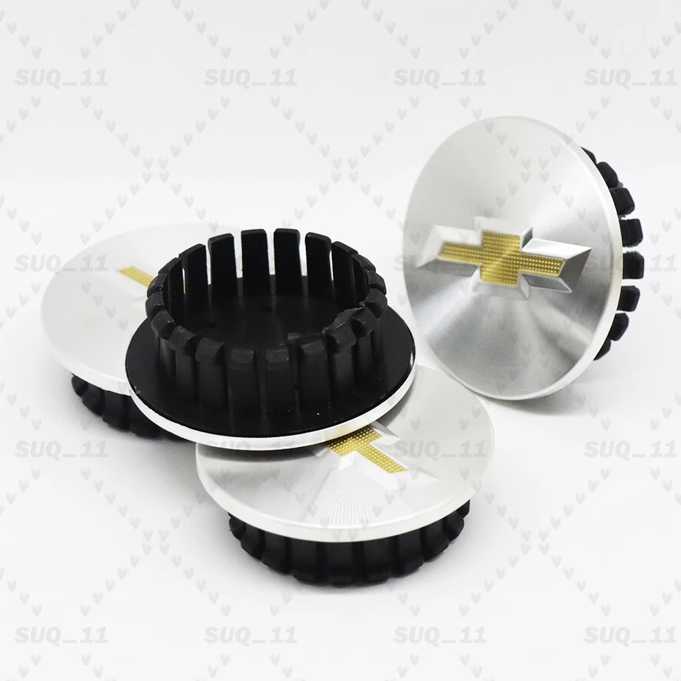 For Cruze Equinox Impala Malibu Trax Volt Center Caps Hubcaps Set Wheel #9594156 Foto 2 de 2