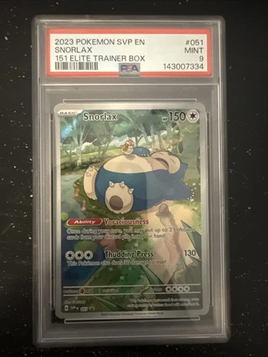 Snorlax 051 Sv: Scarlet & Violet Promo Cards Holo