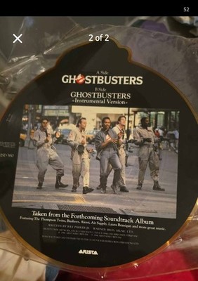 Original Ghostbusters Record. Ghostbusters vinyl record enthusiasts