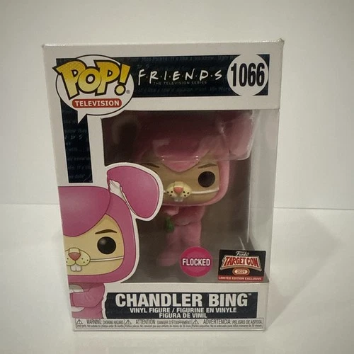 Funko POP! Television Friends Chandler Bing Flocked #1066 Vinyl Figure DAMAGED